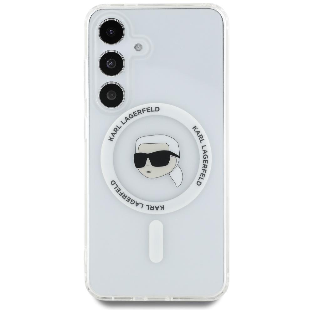 Etui do Samsung Galaxy S25 Karl Lagerfeld MagSafe Karl Head Logo
