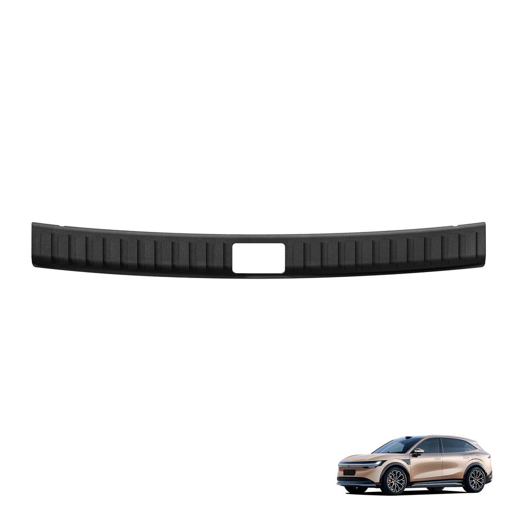 Smabee for Zeekr 7X 2024-2026 5Seats Rear Trunk Door Sill Guard Strip Inner Rear Bumper Guard Plate Cover Trim Car Accessories