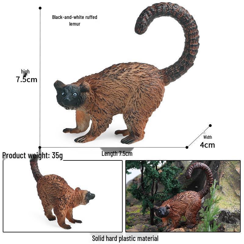 Large Red Orangutan Monkey Model - Cognitive Children's Zoo Gift