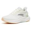 New Anta Gen 3.0 Lite Cushioning, Slip Resistant, And Abrasion Resistant Low Top Running Shoes Women's Ivory White 122315586-3