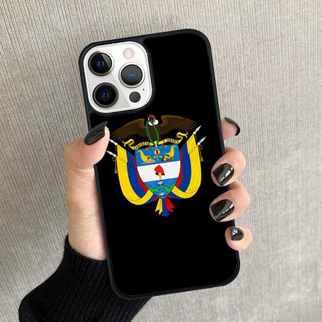 Colombia Flag Phone Case For iPhone 17 Air 16 15 14 plus 11 12 13 Pro max Soft Bumper Shell Cover coque