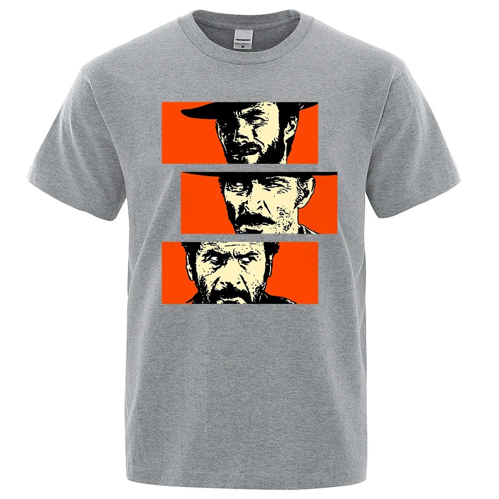 Женская ковбойская футболка The Good The Bad and Ugly Blondie Angel Eyes Tuco Il Buono Brutto Cattivo, хлопковая футболка большого размера