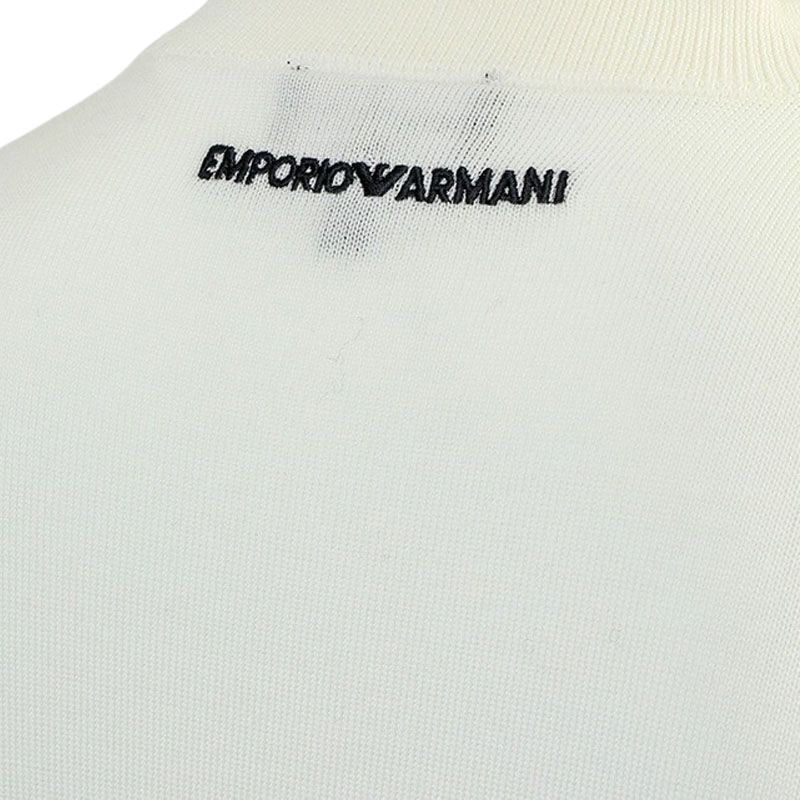 Emporio Armani Мужской вязаный свитер с круглым вырезом и длинным рукавом 6D1MX4-1MJCZ-0101