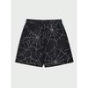 Simple Spider Web Print Quick Dry Shorts Men's Swim Trunks Gradient Breathable Short Streetwear Daily Loose Unisex Shorts Moto