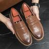 Обувь из натуральной кожи Мужские лоферы Slip on Деловые повседневные кожаные туфли Классические мягкие мокасины Hombre Дышащая мужская обувь Плоские туфли