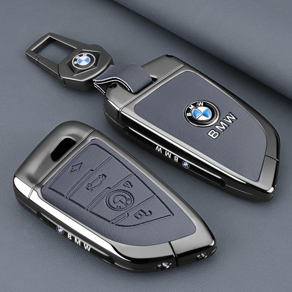 Styling Zinc Alloy Car Key Cover Case Holder For BMW 1 3 7 Series X1 X3 X5 X6 X7 F20 F15 F16 F48 G20 G30 G01 G02 G05 G11 G32 CZ9