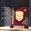 Хрустальный commemorative Trophy Военной службы