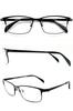 Очки для чтения LANCETTI стильные, с синим светом, черные, матовые, мужские, 1,5 LC-R701