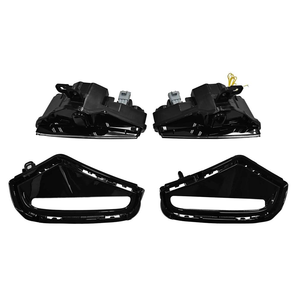 Для Toyota RAV4 2019-2025 светодиодная двухцветная противотуманная фара ДХО сигнальная лампа с указателем поворота