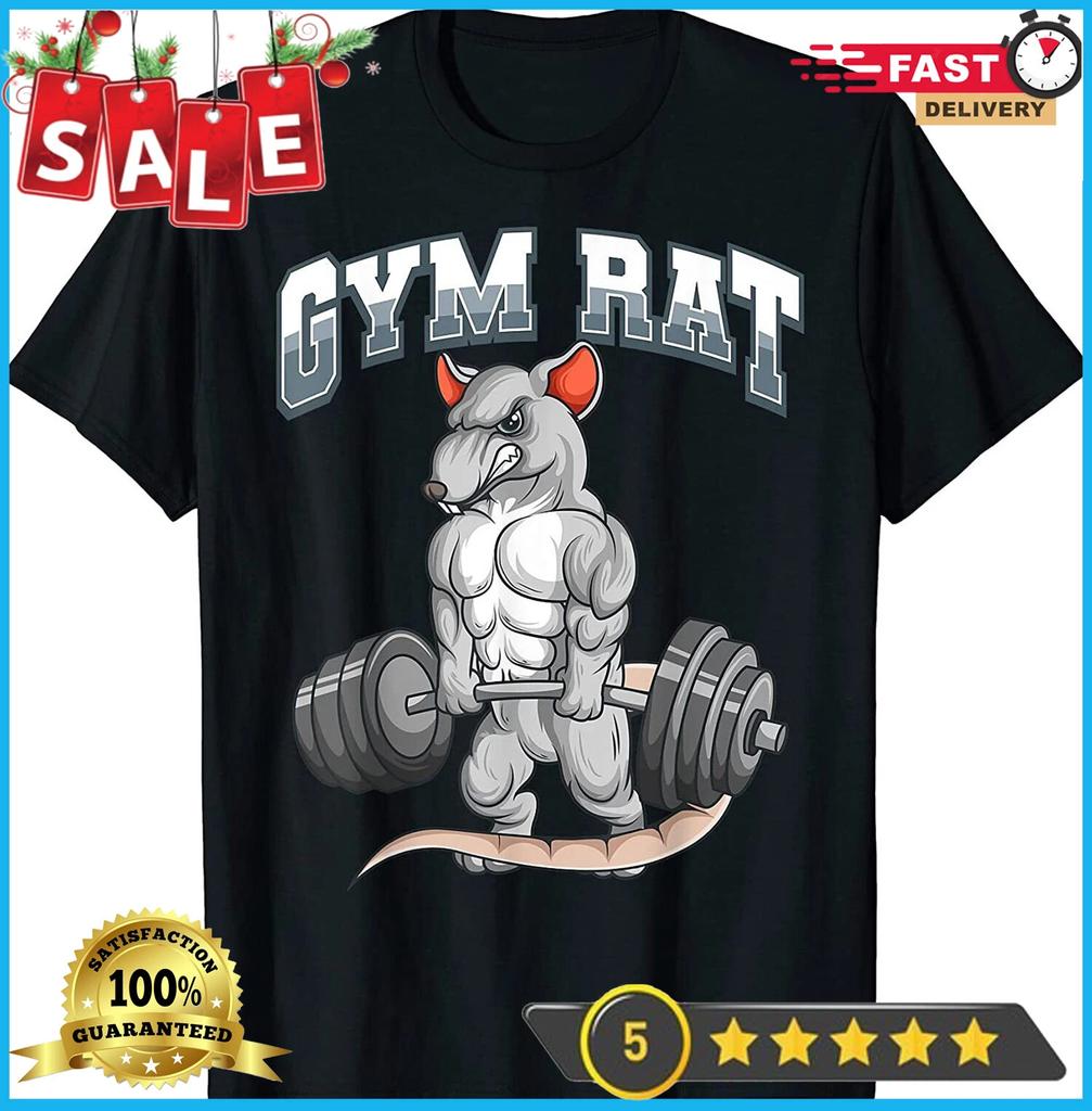 NEW LIMITED Gym Rat Fitness Bodybuilding T-Shirt
