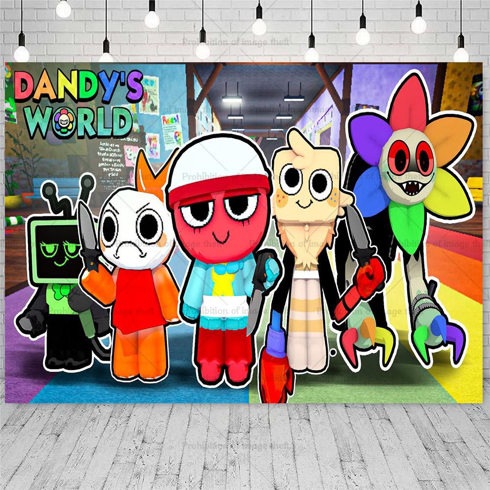 Мир DANDY Тема День Рождения Одноразовая Посуда Тарелка Баннер Фон Стаканы Салфетки Украшения для Вечеринки Воздушный Шар Топпер для Торта Подарки Реквизит