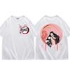 Japan Anime Demon Slayer Kamado Nezuko Print T Shirt Unisex Women Fashion Trend Short Sleeve T Shirts Kawaii Cute Oversized T-shirt