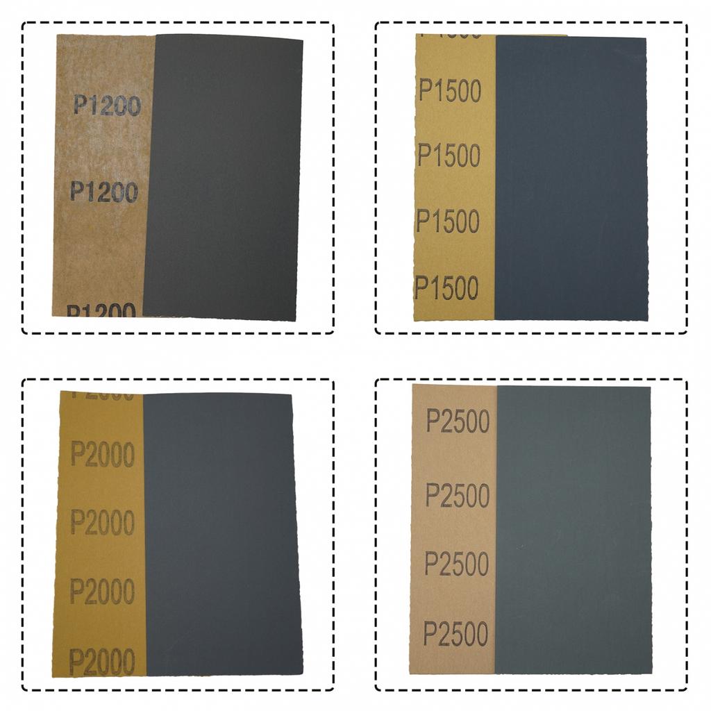 800 наждачная бумага 9 размеров для кузова автомобиля, керамики, стекла, фар Kens