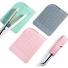 Silicone Heat Resistant Mat for Hair Straightener Flat Iron Professional Styling Tool Anti-heat Mats Travel Hair Styling Tools
