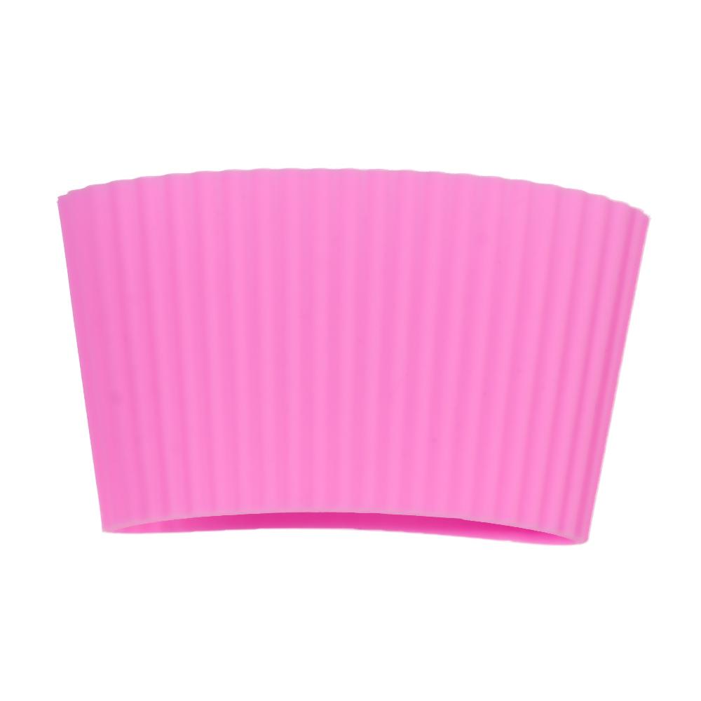 Non-Slip Durable Insulation Cup Cover Bottle Sleeves Silicone Cup Sleeve Water Cup Coasters
