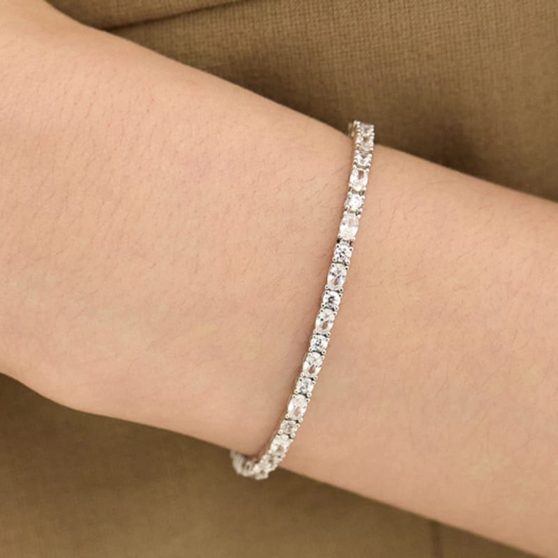 Hyeres-lor Essence Silver (W) Теннисный браслет Shine Point HL4B5B403W9
