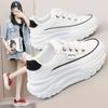 HY906 New Simple Women's Shoes Autumn Korean Version Breathable Heightening Platform Sports Casual Shoes Board Shoes Student