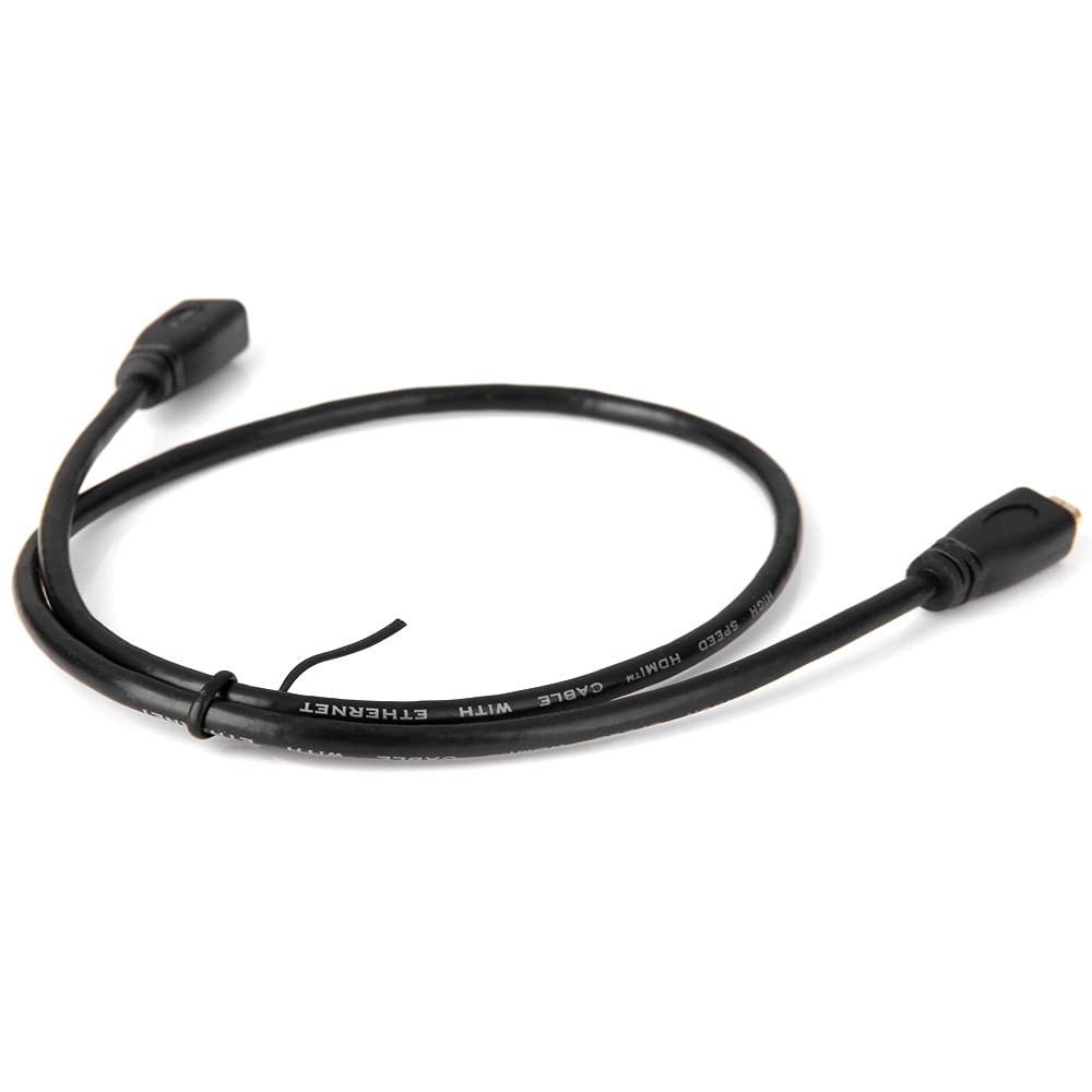 Кабель-удлинитель Cablecc HDMI Micro HDMI Папа к Micro HDMI Мама 30 см 1.4 Тип D М/Ж