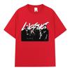 Korean Kpop Hip Hop Group Lngshot Tshirt Unisexs Women Clothing Fashion Oversized Cotton Casual Y2K Short Sleeve Tees Streetwear