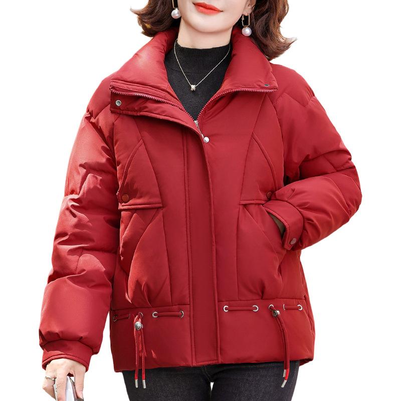 Winter Down Jacket for Women Short Coat Stylish Middle-aged and Elderly Women Autumn and Winter Cotton Coat