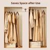 2pcs Space Saving Wood Short Neck Hanger Shoulder Protecting Clothes Hanger  for Home