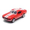 1/32 масштабная игрушечная модель автомобиля для Ford Mustang, винтажная литая под давлением модель автомобиля из сплава, классическая копия автомобиля с откидной спинкой для детей, подарок