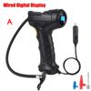 Надувной насос автомобильный воздушный компрессор цифровой дисплей со светодиодной подсветкой для автомобиля велосипеда автомобильный шиномонтаж портативный 75PSI 120W