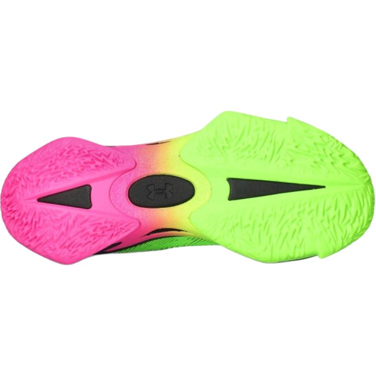 Under Armour Curry Series 7 Удобные Универсальные Низкие Детские Баскетбольные Кроссовки Унисекс Кроссовки Зеленый 6013297-389