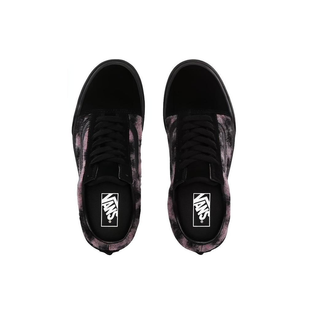 Vans Кроссовки Vans Old Skool Platform с принтом леопарда, черные/фиолетово-розовые, женские VN0A3B3UTRE