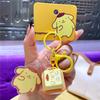 Официальный брелок-рыбка Хелло Китти с кнопкой и звуком, подвеска-плюшевая кукла, мультяшный брелок для сумки