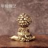 Sun Wukong Handmade Solid Brass Craft Ornament, Chinese Style Desktop Decoration, Journey to the West Sculpture Gift