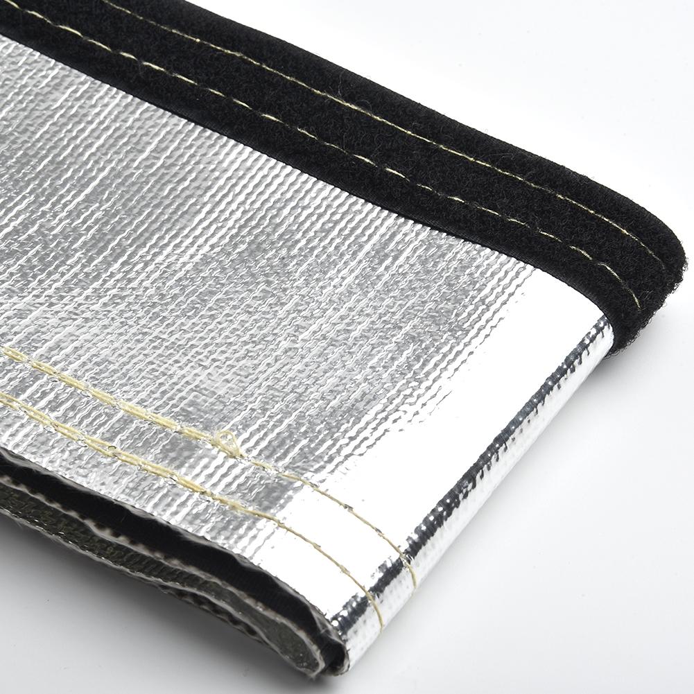 Insulated Hose Cover Wrap Wire Tubing Replacement Black+Silver Practical