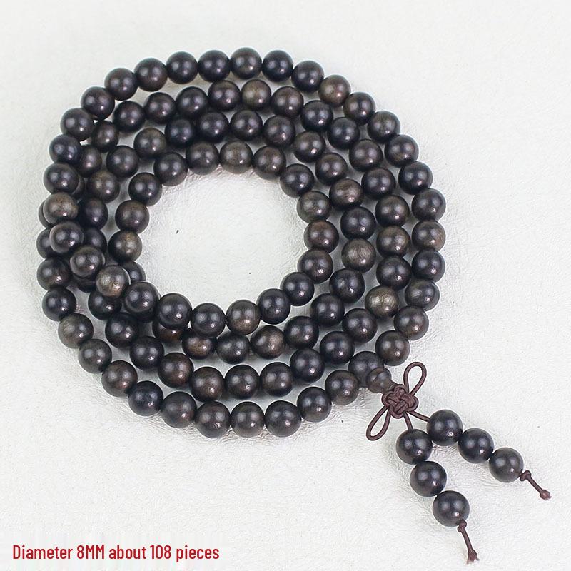 Деревянные браслеты из бусин сандалового дерева - 108 бусин, унисекс украшения для пар