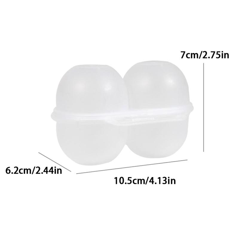 1 шт. 2-секционный уличный переносной ящик для яиц, пластиковый лоток для яиц, холодильник, ящик для хранения яиц, амортизирующий и устойчивый к падению, загрузчик яиц