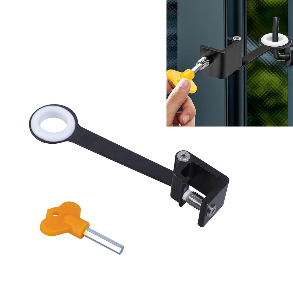 Window Limiter Safety Lock Fixed Window Limiter Latches Position Stopper Home Security Door Windows Sash Lock Enduring