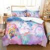 3D-печатный мультяшный комплект постельного белья с изображением яиц для вечеринки, изысканный комплект постельного белья, пододеяльник, комплект стеганого одеяла, роскошный подарок на день рождения