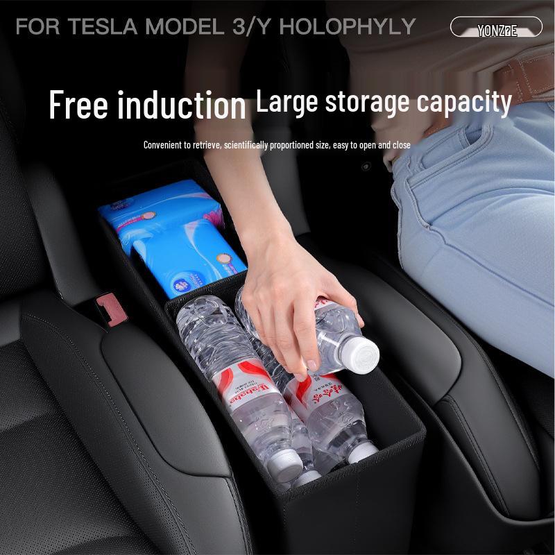 Tesla Model Y Six-Seater Aisle Seat Storage Box - Interior Accessory