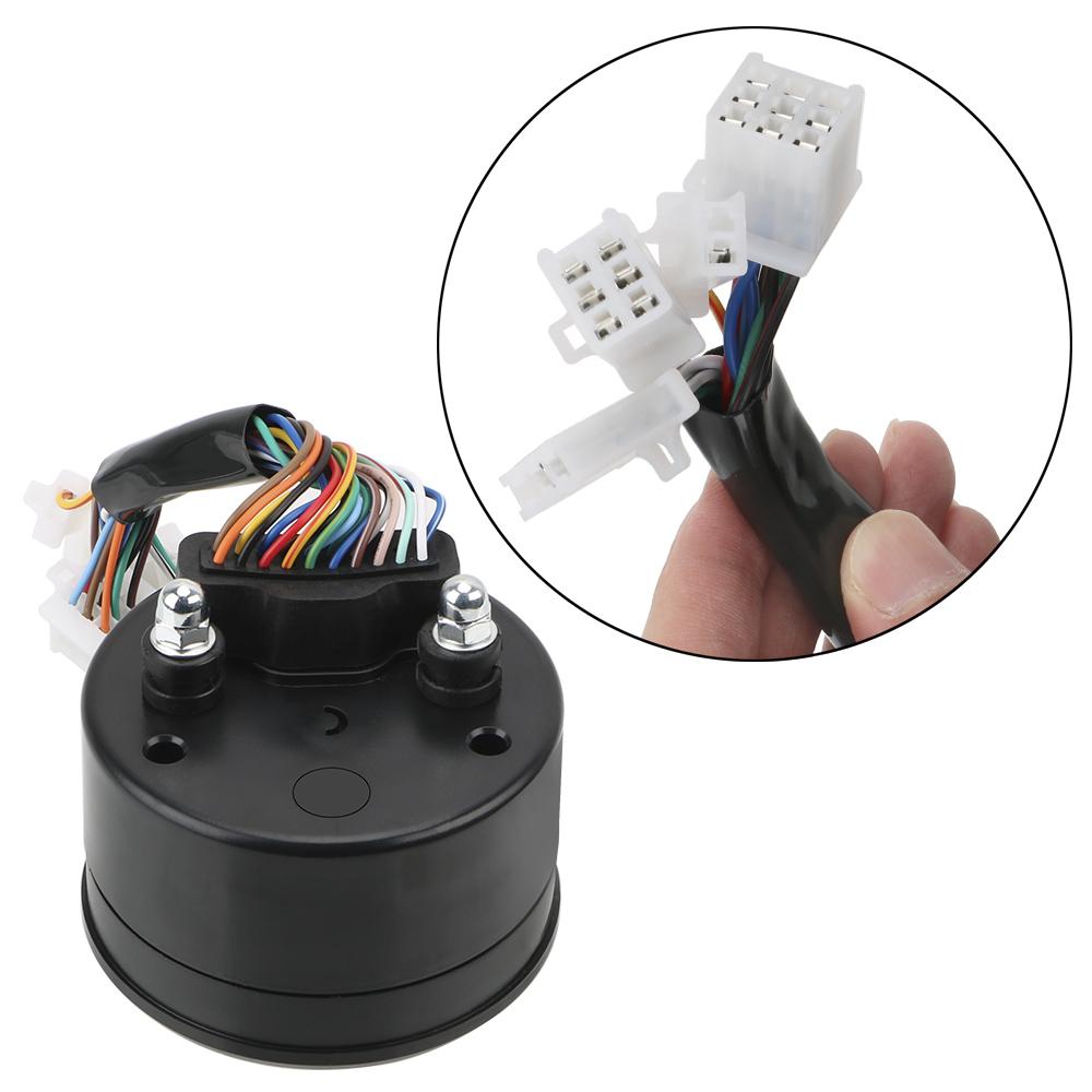 LED Multi-function Digital Indicator Tachometer Fuel Meter Anti-glare Night Vision Dial Odometer Motorcycle Panel Speedometer