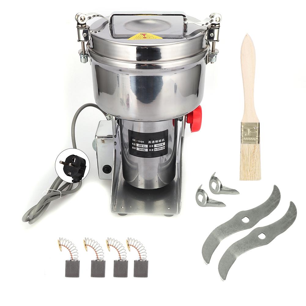 1000 г Мини-электрическая кофемолка Бытовая машина для сухого помола цельного зерна и китайских трав