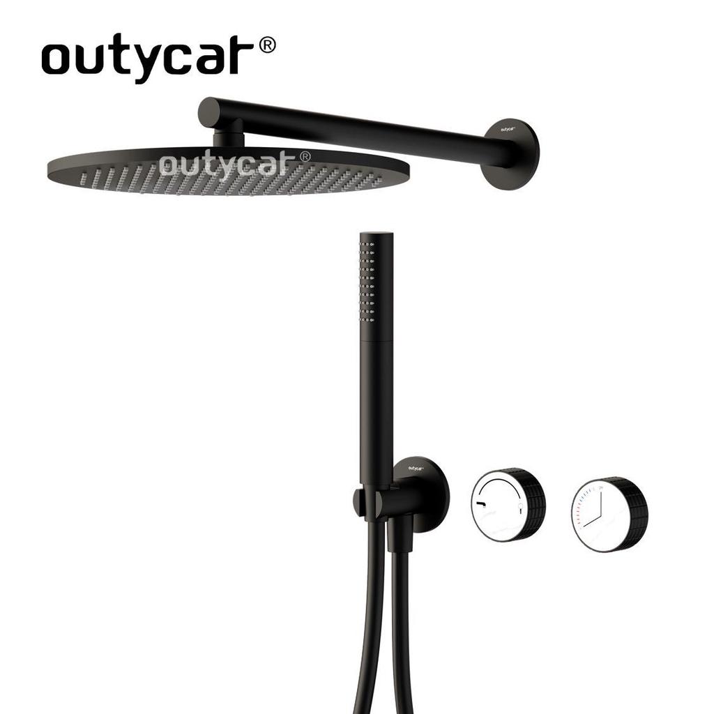 Настенный двухфункциональный медный душевой комплект для дома