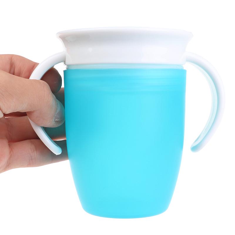 На 360 градусов можно вращать волшебную чашку для обучения ребенка, чашку для питья, герметичный ребенок