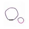 AXF Color Band 2 Piece Set (Necklace & Bracelet) Pink