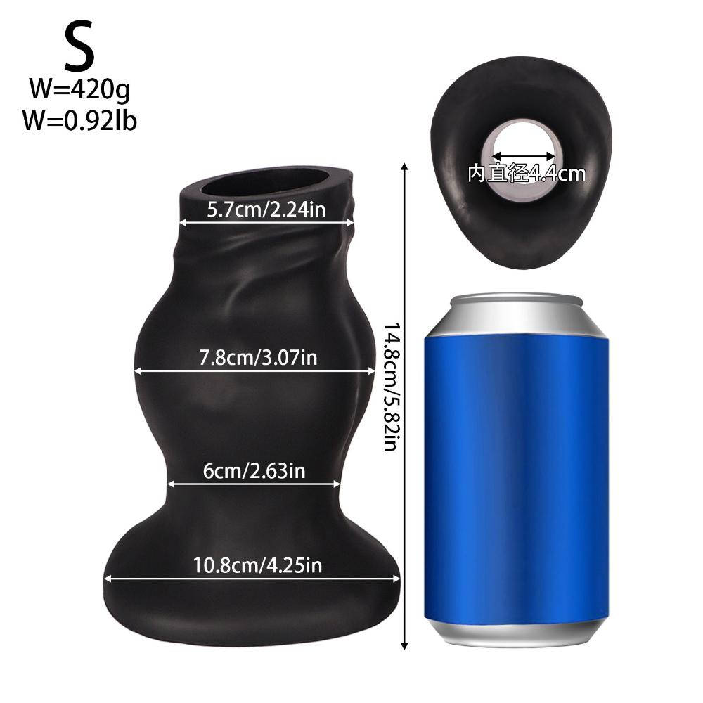 Премиальный полый анальный плаг из жидкого силикона - Мягкий дизайн кулака, анальная секс-игрушка для мужчин и женщин, расширитель анального отверстия для анальных тренировок и сольной игры