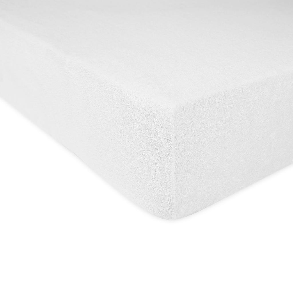 Fitted sheet 120x200 TERRY HIGH GRAMMAGE 200 TERRY FROTTY white