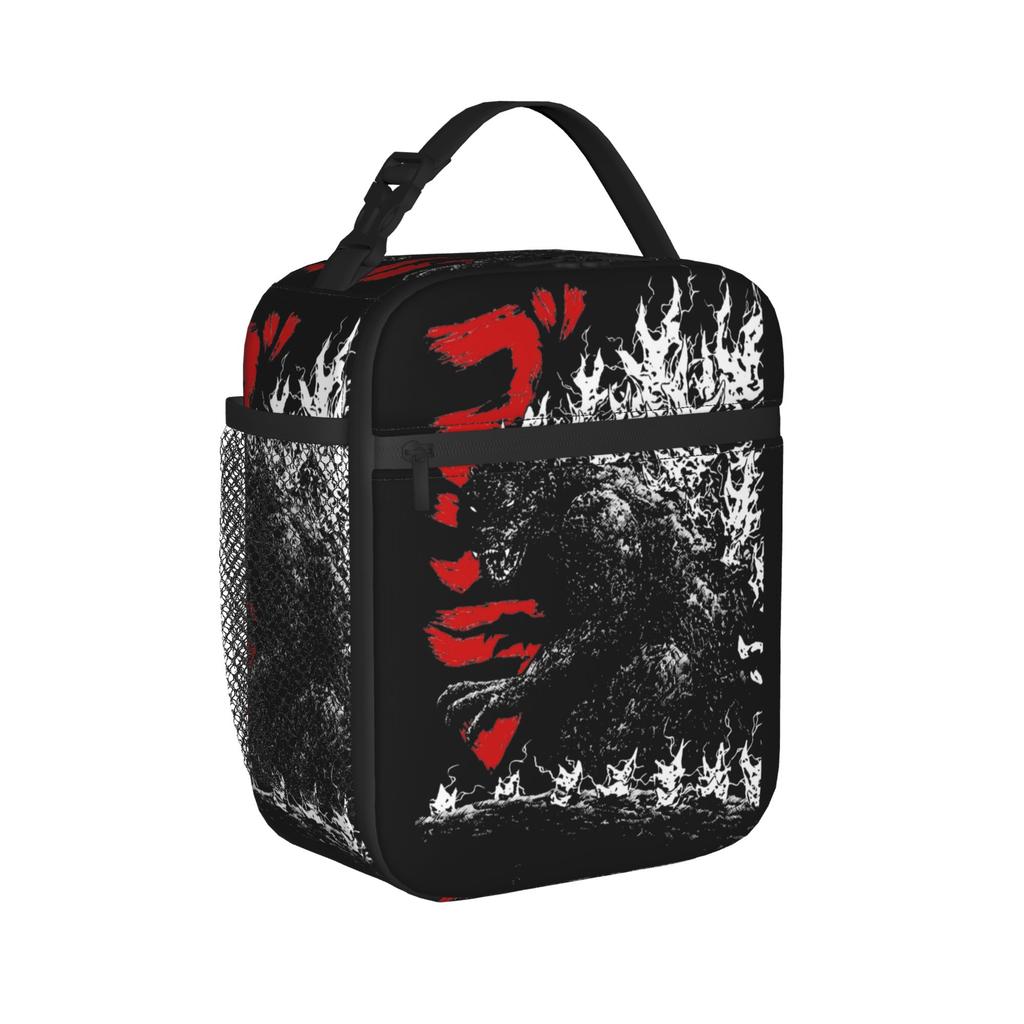 Monster G-Godzillas Thermal Insulated Lunch Bag for Work Portable Food Bag Container Cooler Thermal Food Box