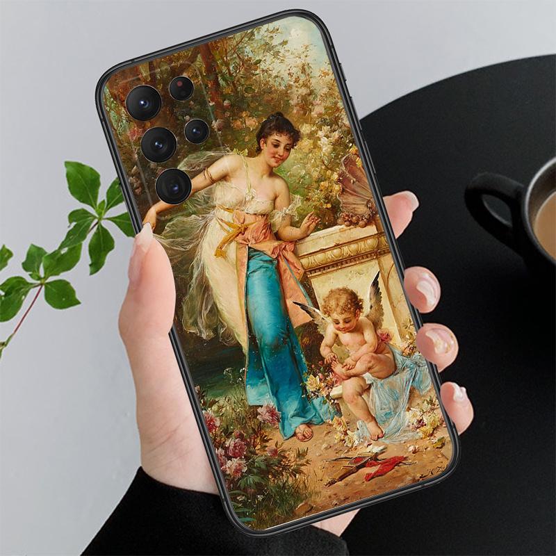 Чехол для телефона Renaissance art Painting для S24 S23 S22 S21 S20 Ultra S20 S22 S21 S23 S20 FE S24 Plus
