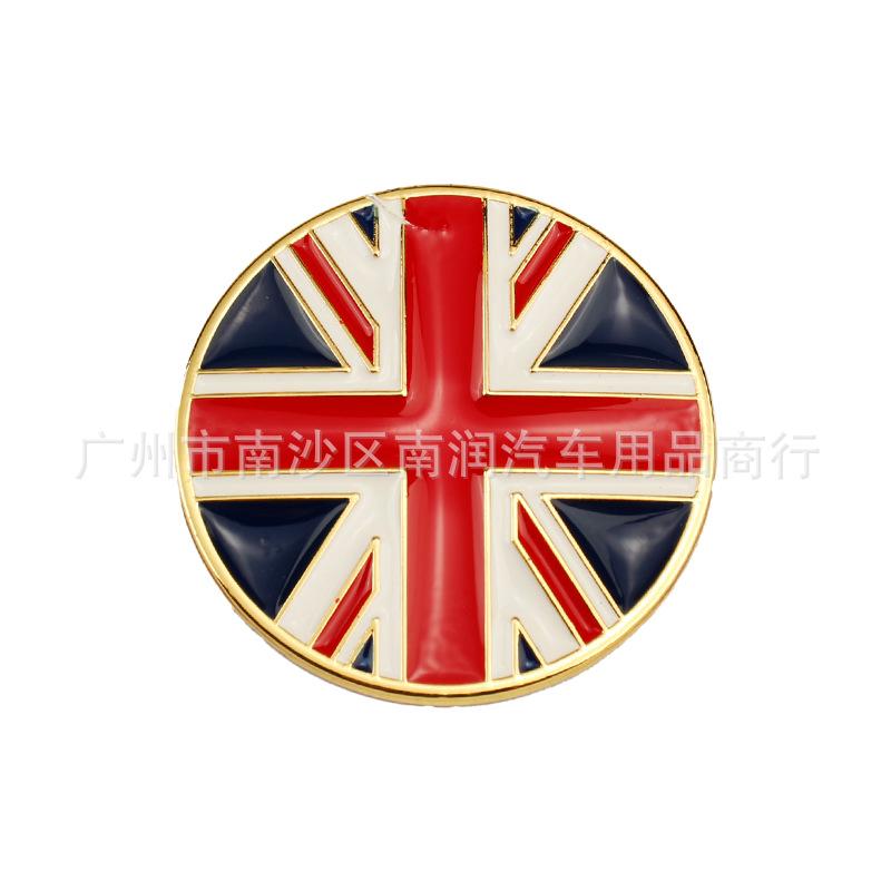 3D Металлическая эмблема-значок Union Jack для Автомобиля и Мотоцикла Самоклеящаяся Накладка от Царапин Задний Багажник Модифицированная Наклейка на Кузов