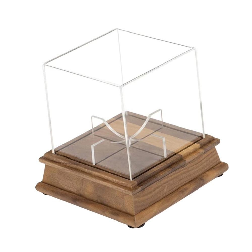 Acrylic Cube Baseball Display Case Ball Holder Baseball Holder Baseball Box Autographed Balls