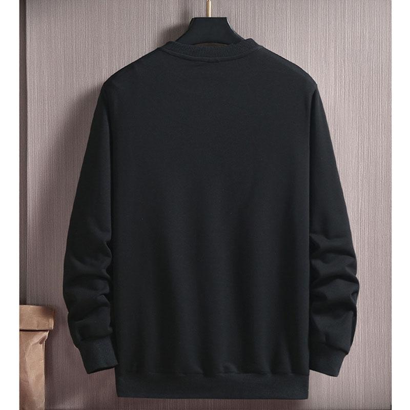 Сплошной цвет свитшот с круглым вырезом без капюшона, мужская футболка больших размеров, футболка Fat Guy, простой повседневный размер 4XL-10XL