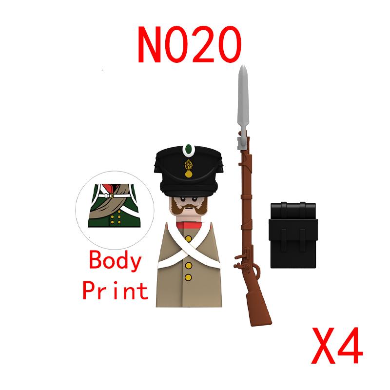 Наполеоновские Войны Военные Строительные Блоки Мини Кирпичики Фигурки Подарки Оружие Развлечения Оборудование Русский Франция Великобритания Италия Солдаты Игрушки